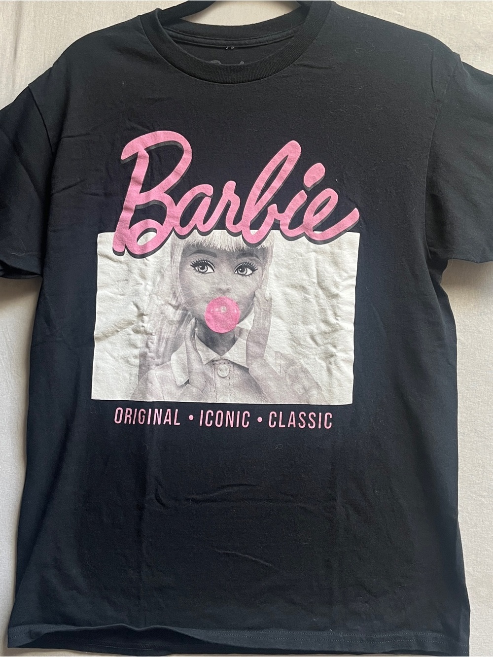 Barbie Original Iconic Classic Graphic T-Shirt Black Size M
